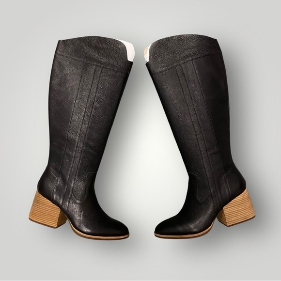 Kork-Ease Avril Tall Boots Black Sz 9.5